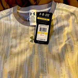 NWT Under Armour Long sleeve reversible shirt
